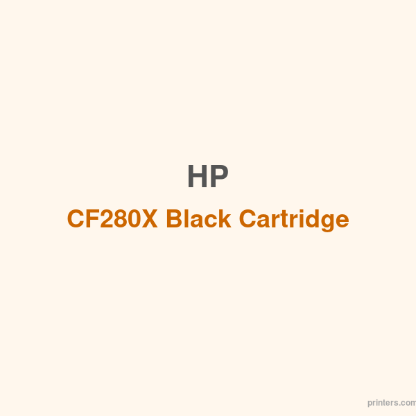 HP CF280X Black Cartridge - 香港原裝行貨 Printers.com.hk