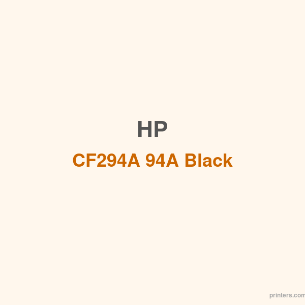 HP CF294A 94A Black Toner - 香港原裝行貨 Printers.com.hk