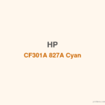 HP CF301A 827A Cyan LaserJet Toner Cartridge - 香港原裝行貨 Printers.com.hk