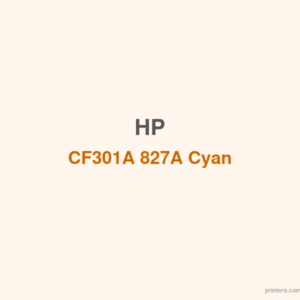 HP CF301A 827A Cyan LaserJet Toner Cartridge - 香港原裝行貨 Printers.com.hk