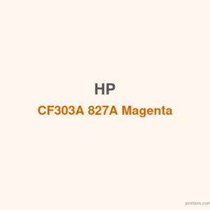 HP CF303A 827A Magenta LaserJet Toner Cartridge - 香港原裝行貨 Printers.com.hk
