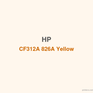 HP CF312A 826A Yellow LaserJet Toner Cartridge - 香港原裝行貨 Printers.com.hk