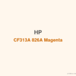 HP CF313A 826A Magenta LaserJet Toner Cartridge - 香港原裝行貨 Printers.com.hk
