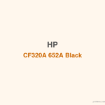 HP CF320A 652A Black LaserJet Toner Cartridge - 香港原裝行貨 Printers.com.hk