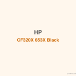 HP CF320X 653X Black LaserJet Toner Cartridge - 香港原裝行貨 Printers.com.hk