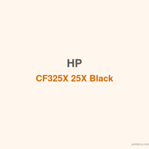 HP CF325X 25X Black LaserJet Toner Cartridge - 香港原裝行貨 Printers.com.hk