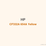 HP CF332A 654A Yellow LaserJet Toner Cartridge - 香港原裝行貨 Printers.com.hk