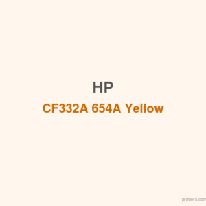 HP CF332A 654A Yellow LaserJet Toner Cartridge - 香港原裝行貨 Printers.com.hk