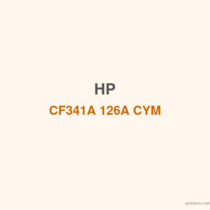 HP CF341A 126A CYM Tri-Pack LJ Toner Cartridge - 香港原裝行貨 Printers.com.hk