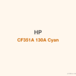 HP CF351A 130A Cyan Toner Cartridge - 香港原裝行貨 Printers.com.hk