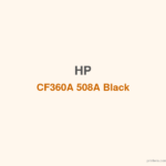 HP CF360A 508A Black LaserJet Toner Cartridge - 香港原裝行貨 Printers.com.hk