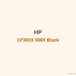 HP CF360X 508X Black LaserJet Toner Cartridge - 香港原裝行貨 Printers.com.hk