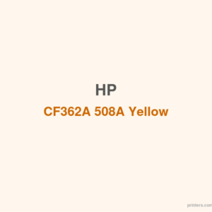 HP CF362A 508A Yellow LaserJet Toner Cartridge - 香港原裝行貨 Printers.com.hk