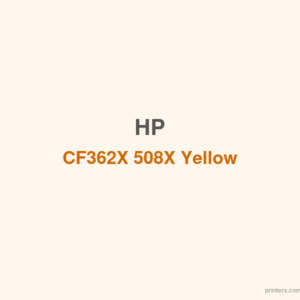 HP CF362X 508X Yellow LaserJet Toner Cartridge - 香港原裝行貨 Printers.com.hk
