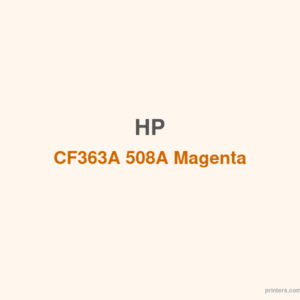 HP CF363A 508A Magenta LaserJet Toner Cartridge - 香港原裝行貨 Printers.com.hk