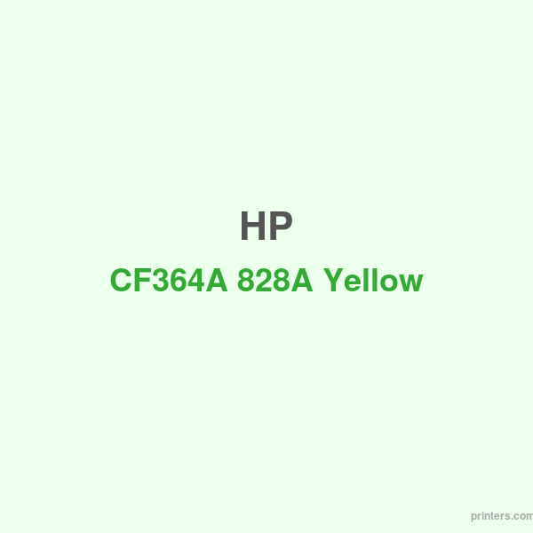 HP CF364A 828A Yellow LaserJet Drum - 香港原裝行貨 Printers.com.hk