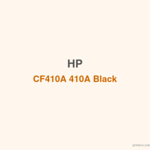 HP CF410A 410A Black LaserJet Toner Cartridge - 香港原裝行貨 Printers.com.hk