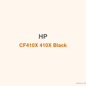 HP CF410X 410X Black LaserJet Toner Cartridge - 香港原裝行貨 Printers.com.hk