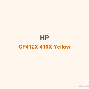 HP CF412X 410X Yellow LaserJet Toner Cartridge - 香港原裝行貨 Printers.com.hk