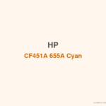 HP CF451A 655A Cyan LaserJet Toner Cartridge - 香港原裝行貨 Printers.com.hk