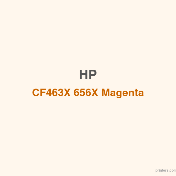 HP CF463X 656X Magenta LaserJet Toner Cartridge - 香港原裝行貨 Printers.com.hk