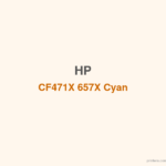 HP CF471X 657X Cyan LaserJet Toner Cartridge - 香港原裝行貨 Printers.com.hk