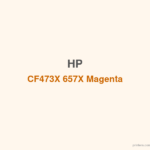 HP CF473X 657X Magenta LaserJet Toner Cartridge - 香港原裝行貨 Printers.com.hk