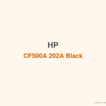 HP CF500A 202A Black LaserJet Toner Cartridge - 香港原裝行貨 Printers.com.hk