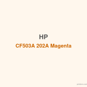 HP CF503A 202A Magenta LaserJet Toner Cartridge - 香港原裝行貨 Printers.com.hk