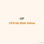 HP CF512A 204A Yellow LaserJet Toner Cartridge - 香港原裝行貨 Printers.com.hk