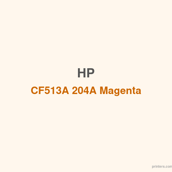 HP CF513A 204A Magenta LaserJet Toner Cartridge - 香港原裝行貨 Printers.com.hk