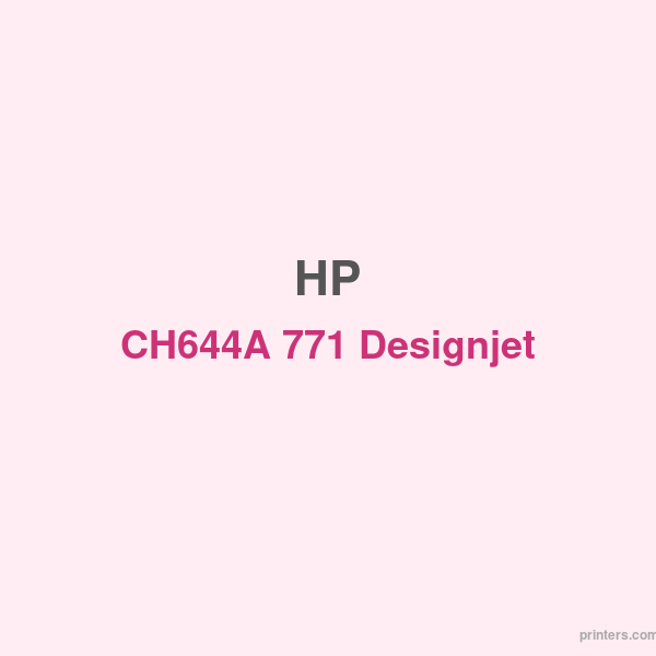 HP CH644A 771 Designjet Maintenance Cartridge - 香港原裝行貨 Printers.com.hk