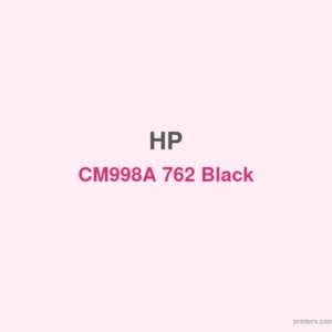 HP CM998A 762 Black Maintenance Cartridge - 香港原裝行貨 Printers.com.hk