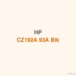 HP CZ192A 93A Blk Toner Cartridge - 香港原裝行貨 Printers.com.hk