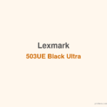 Lexmark 503UE Black Ultra High Yield Corporate Toner Cartridge - 香港原裝行貨 Printers.com.hk