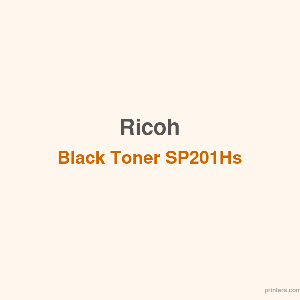 Ricoh Black Toner SP201Hs - 香港原裝行貨 Printers.com.hk