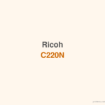 Ricoh Yellow toner For SP C220N - 香港原裝行貨 Printers.com.hk