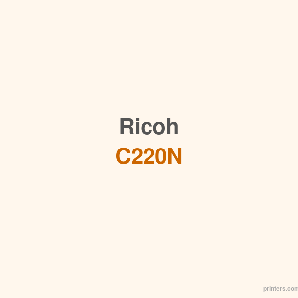Ricoh Yellow toner For SP C220N - 香港原裝行貨 Printers.com.hk