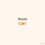 Ricoh Yellow Toner For SPC250 / C261 series - 香港原裝行貨 Printers.com.hk
