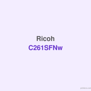 Ricoh SP C261SFNw Color Multifunction Laser Printer - 香港原裝行貨 Printers.com.hk