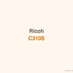 Ricoh Yellow Toner SP C310S (Low Yield) - 香港原裝行貨 Printers.com.hk