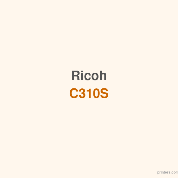 Ricoh Yellow Toner SP C310S (Low Yield) - 香港原裝行貨 Printers.com.hk