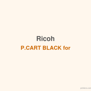 Ricoh P.CART BLACK for SPC435DN - 香港原裝行貨 Printers.com.hk