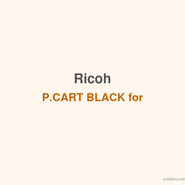 Ricoh P.CART BLACK for SPC435DN - 香港原裝行貨 Printers.com.hk