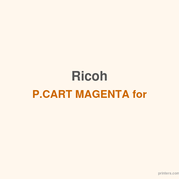 Ricoh P.CART MAGENTA for SPC435DN - 香港原裝行貨 Printers.com.hk