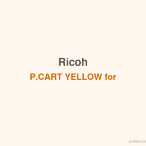 Ricoh P.CART YELLOW for SPC435DN - 香港原裝行貨 Printers.com.hk