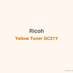 Ricoh Yellow Toner GC21Y - 香港原裝行貨 Printers.com.hk