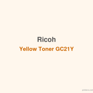 Ricoh Yellow Toner GC21Y - 香港原裝行貨 Printers.com.hk