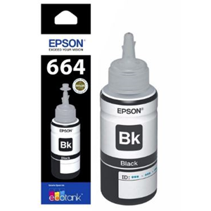 Epson 664 黑色原廠墨水瓶 - 香港原裝行貨 Printers.com.hk