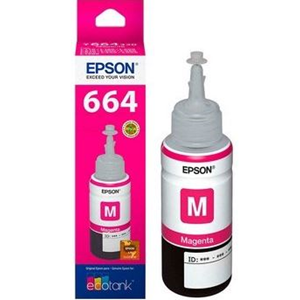 Epson 664 洋紅色原廠墨水瓶 - 香港原裝行貨 Printers.com.hk